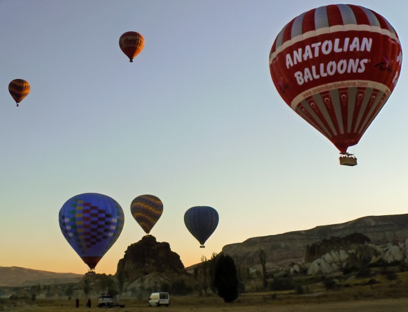 Hot Air Balloon, Cappadocia, Turkey, Copyright Chris Gregory 2012