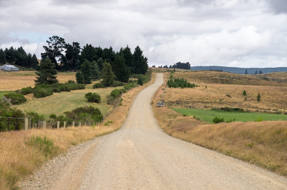 Road to Naseby, Central Otago, New Zealand, Copyright Chris Gregory 2013