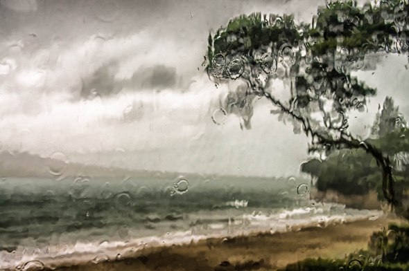 Stormy Morning, Takapuna Beach, Auckland, New Zealand, Copyright Chris Gregory 2013