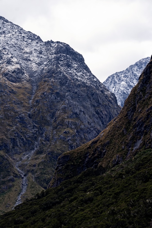 Moody Mountains, Homer Tunnel, Fiordland, New Zealand, Copyright Chris Gregory 2013
