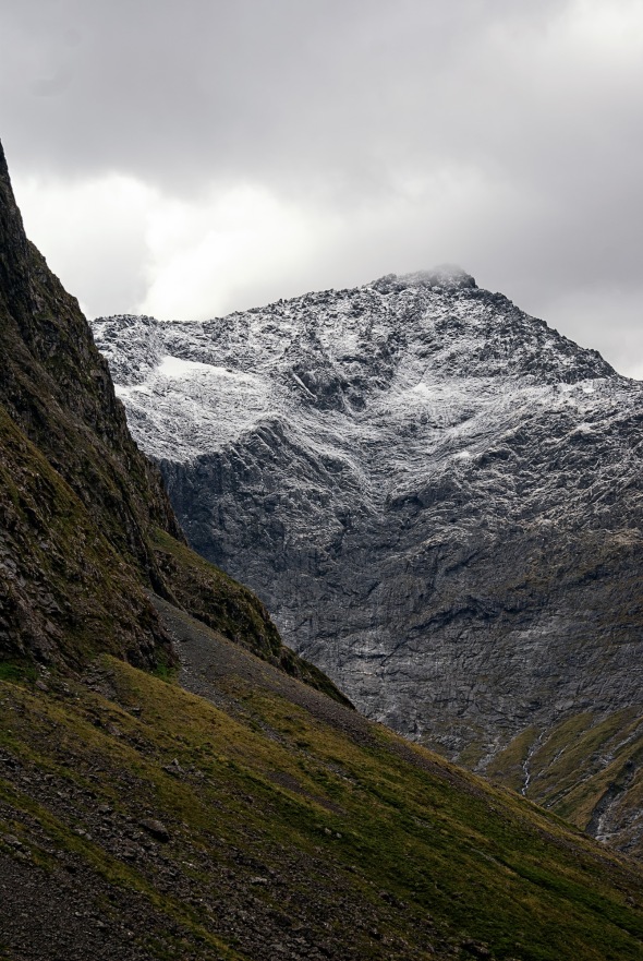 Moody Mountains, Homer Tunnel, Fiordland, New Zealand, Copyright Chris Gregory 2013